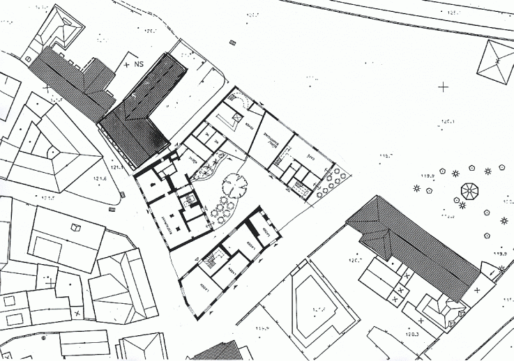 Lageplan Variante 1
