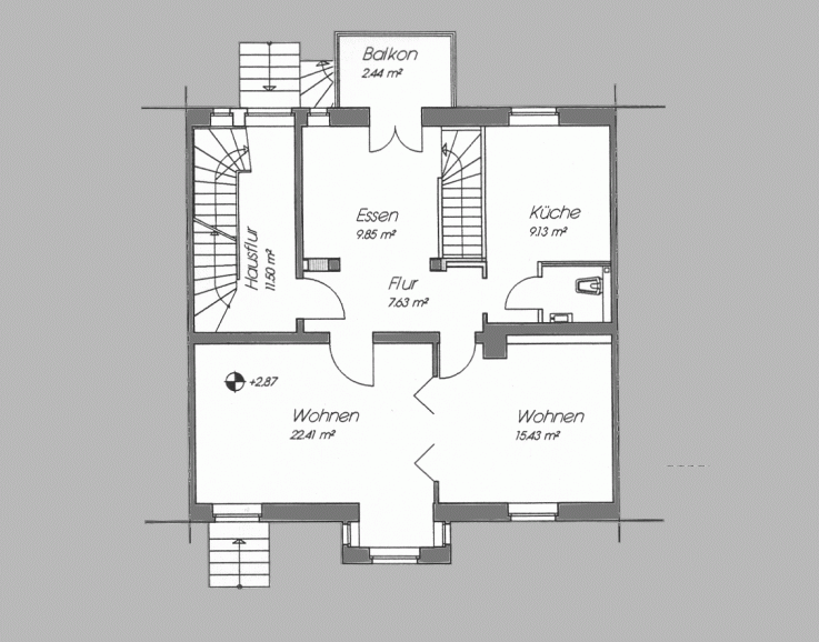 Grundriss Obergeschoss