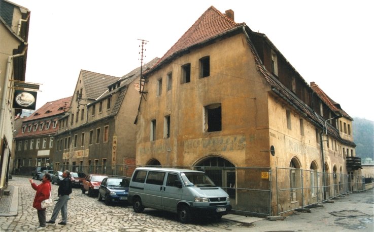 Vorzustand - im Hintergrund das ´Deutsche Haus´