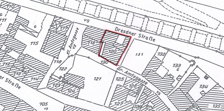 Lageplan Königstein - Ausschnitt