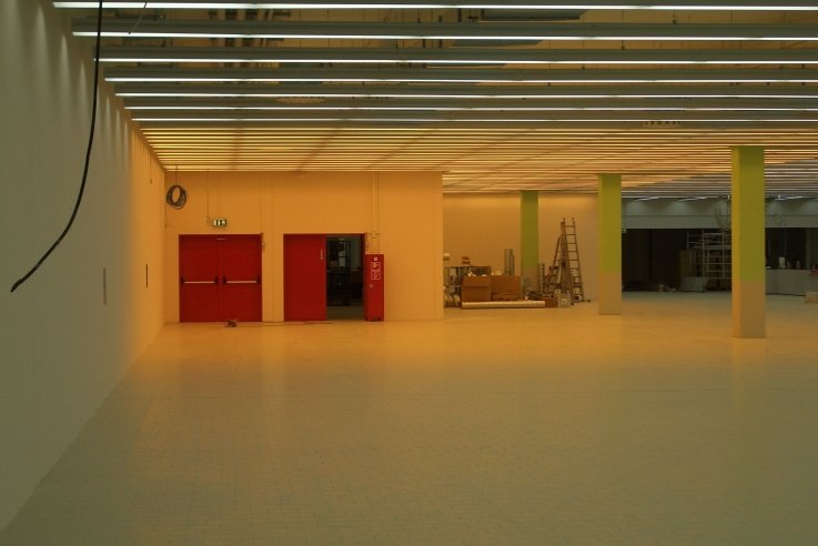 Halle im Ausbau