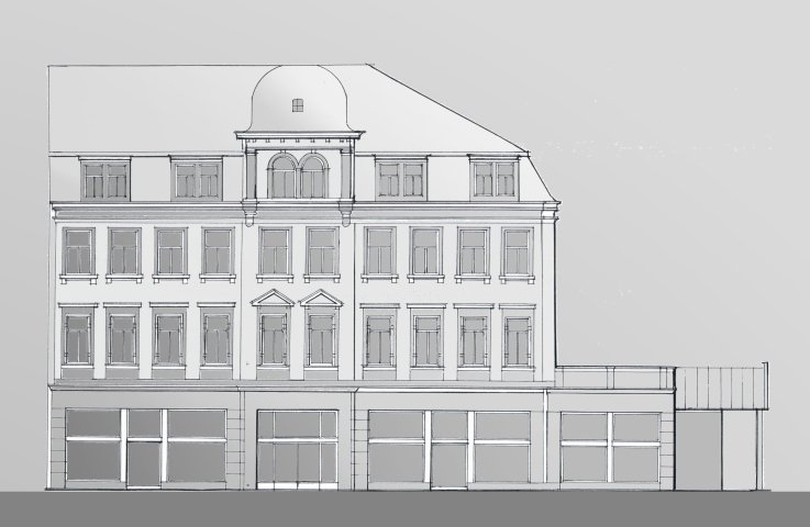 Planung Straßenansicht