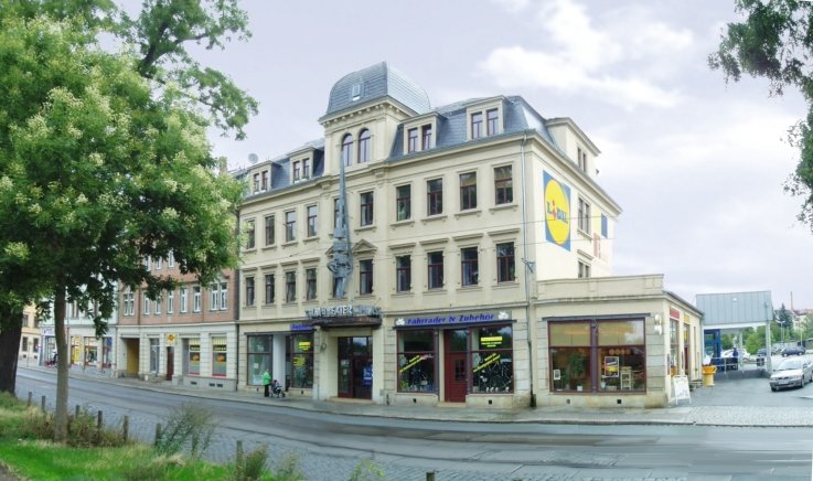 Ansicht Leipziger Straße / Giebelseite