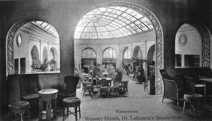 Glassaal im Haupthaus