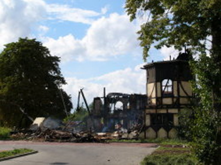 nach dem Brand