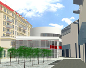 Café Prag Dresden Anbau - Erweiterung